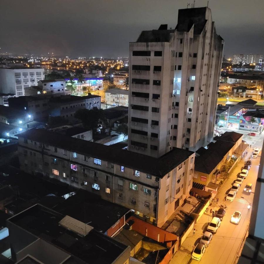 Flat Completo Novo A 350M Da Praia Com Piscina São Vicente Dış mekan fotoğraf